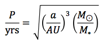 Orbital Period Calc